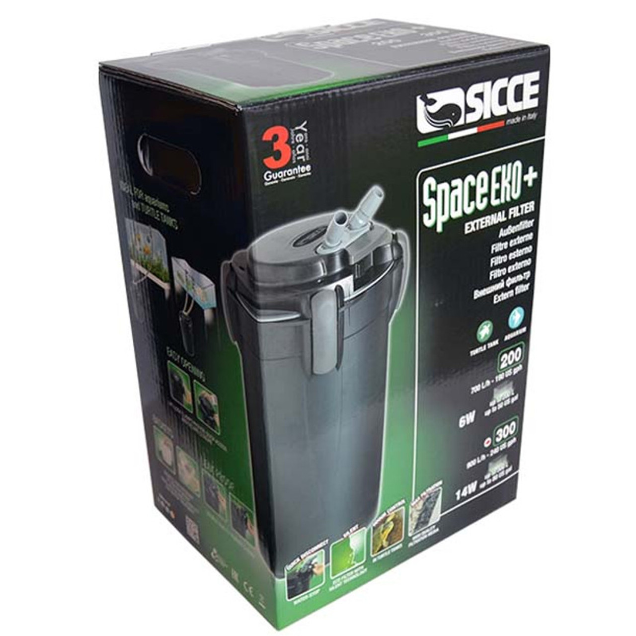 Filtro externo para acuario-Sicce Space EKO+100